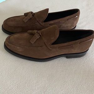 Tod’s tassels detailed suede loafers men shoe